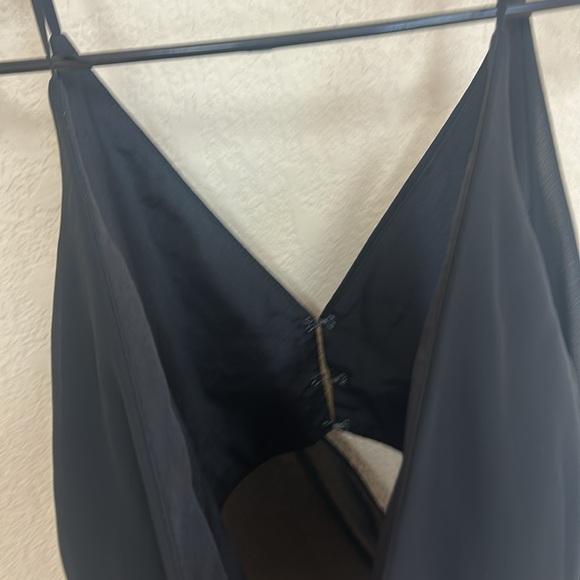 Jenny Yoo womans black maxi gown Dress size 12 - Picture 4 of 6